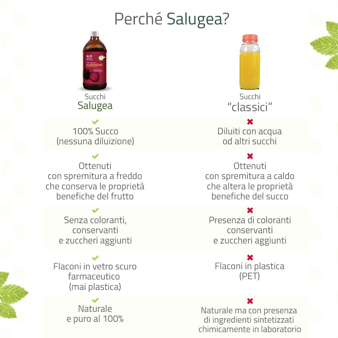 SALUGEA SUCCO MANGOSTANO BIO 500 ML