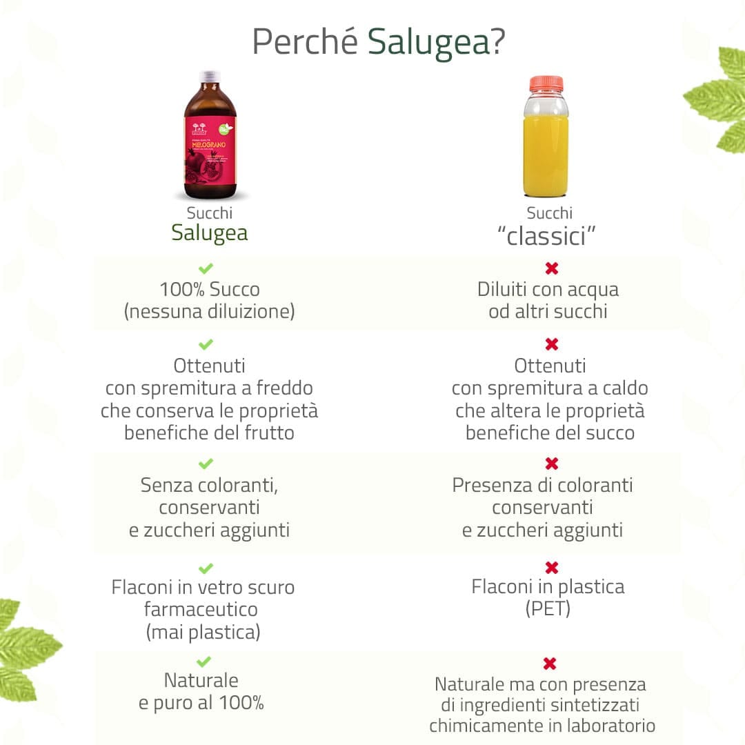 SALUGEA SUCCO MELOGRANO BIO 500 ML