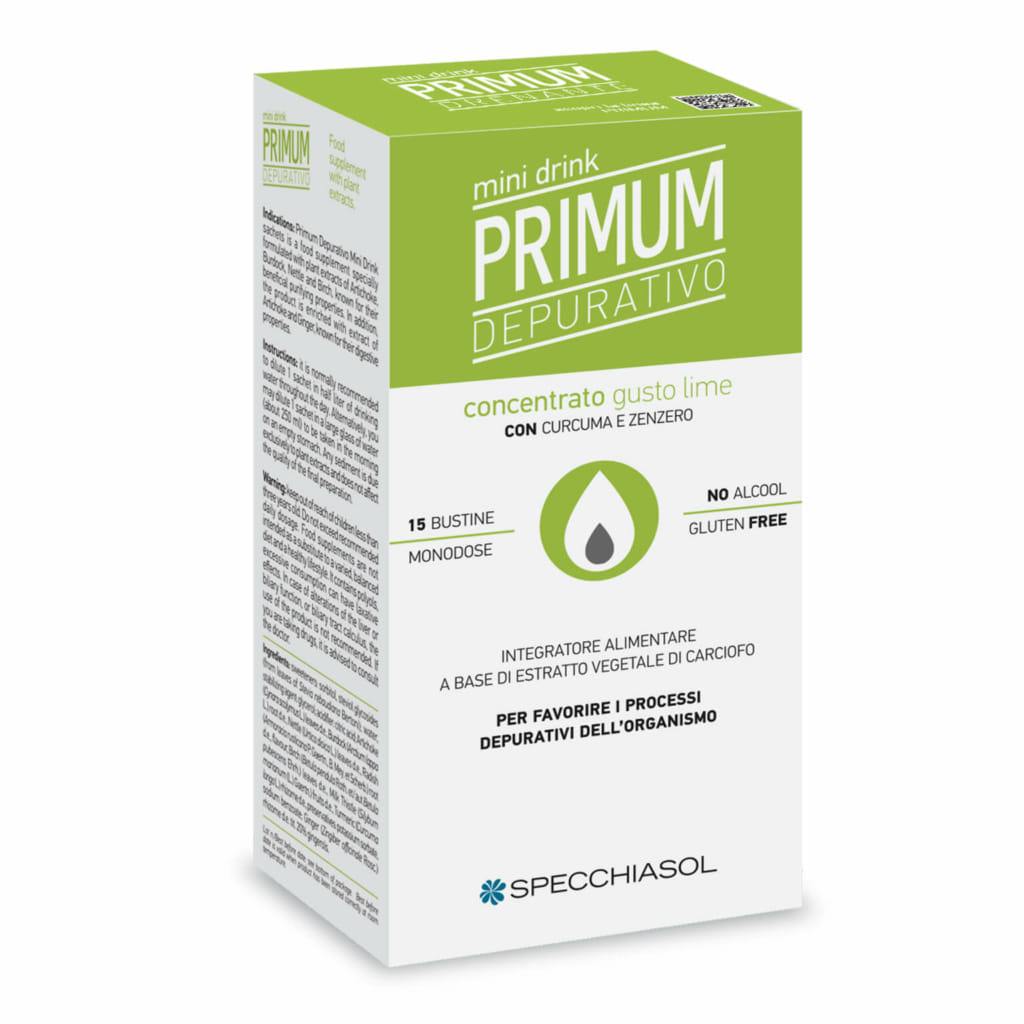 Primum Depurativo Minidrink Lime 15 Stick Da 10 Ml