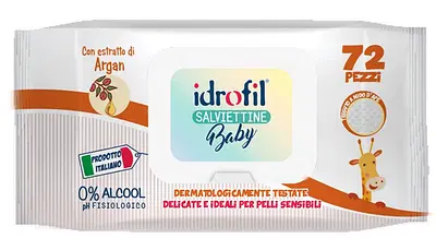 SALVIETTINE BABY ARGAN 72 PEZZI SALVIETTINE BABY ARGAN 72 PEZZI
