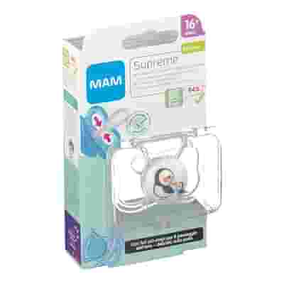 MAM SUCCHIETTO SUPREME 16+ SILICONE SINGLE BOX NEUTRO