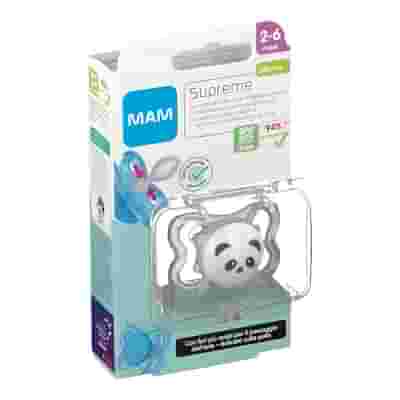 MAM SUCCHIETTO SUPREME 2-6 SILICONE SINGLE BOX NEUTRO