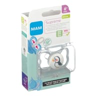 MAM SUCCHIETTO SUPREME 6+ SILICONE SINGLE BOX NEUTRO