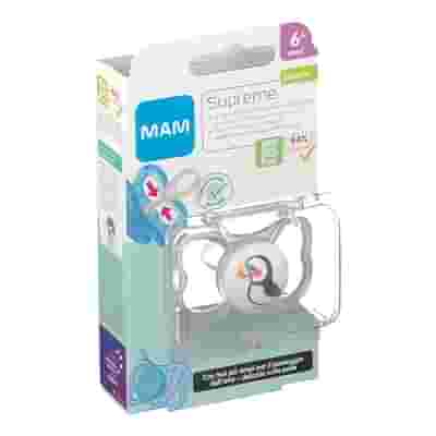 MAM SUCCHIETTO SUPREME 6+ SILICONE SINGLE BOX NEUTRO