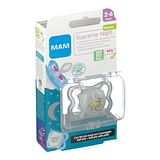 MAM SUCCHIETTO SUPREME NIGHT 2-6 SILICONE SINGLE BOX NEUTRO