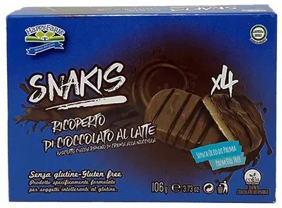 HAPPY FARM SNAKIS CIOCCOLATO 106 G HAPPY FARM SNAKIS CIOCCOLATO 106 G