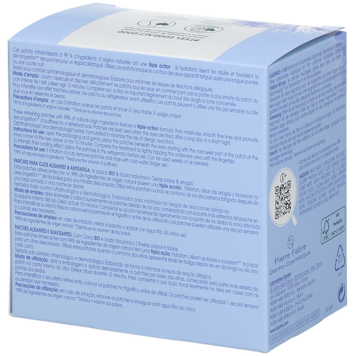 KLORANE PATCH OCCHI DEFATICANTE