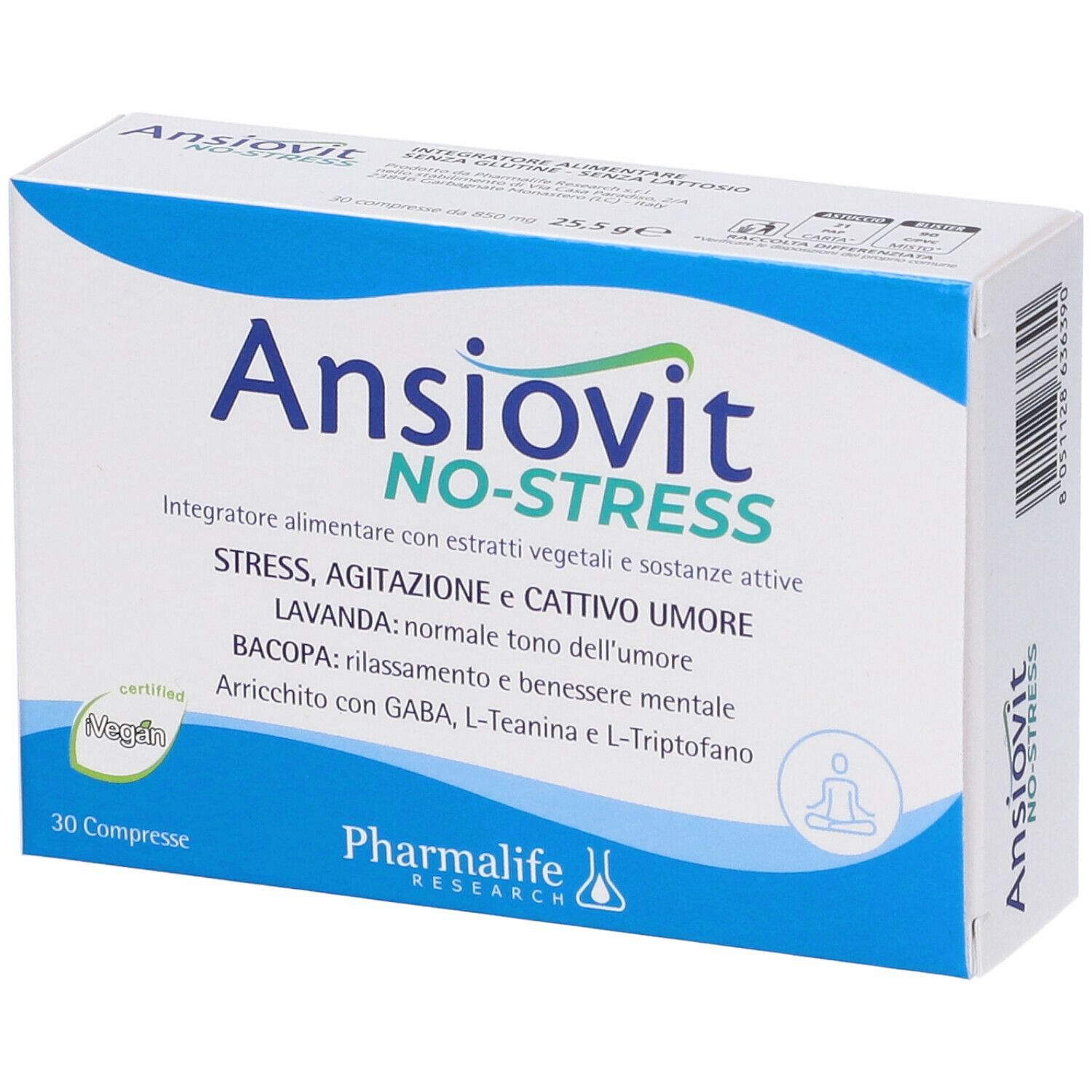 Ansiovit No Stress 30 Compresse