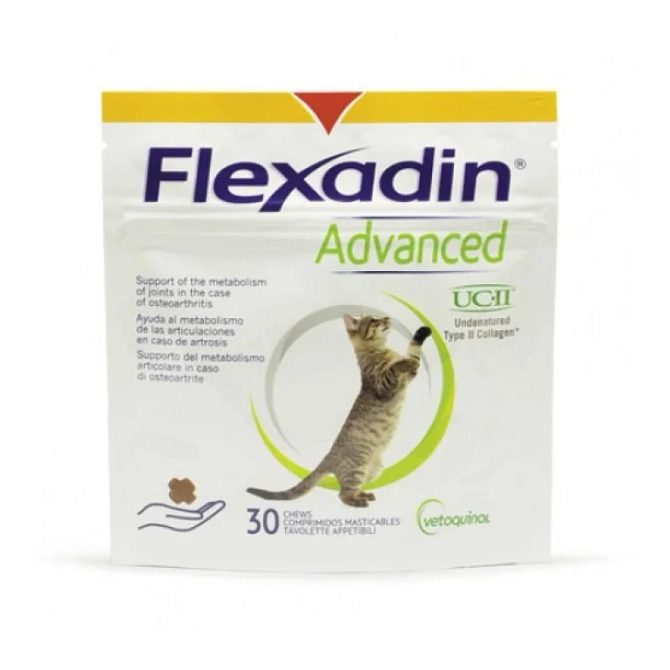 Flexadin Advanced Gatto Tutte Le Taglie Busta Da 30 Tavolette Appetibili