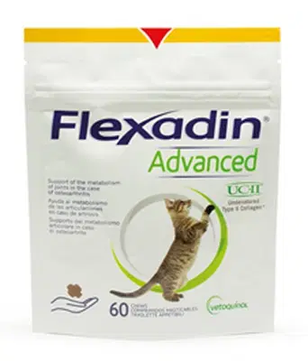 FLEXADIN ADVANCED GATTO TUTTE LE TAGLIE BUSTA DA 60 TAVOLETTE APPETIBILI MASTICABILI FLEXADIN ADVANCED GATTO TUTTE LE TAGLIE BUSTA DA 60 TAVOLETTE APPETIBILI MASTICABILI