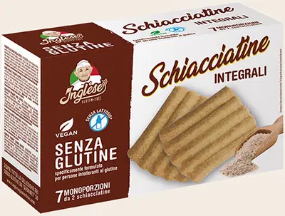 INGLESE SCHIACCIATINE INTEGRALI 125 G INGLESE SCHIACCIATINE INTEGRALI 125 G