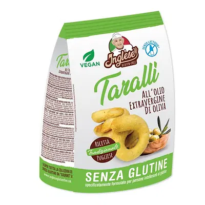 INGLESE TARALLI OLIO EVO 180 G INGLESE TARALLI OLIO EVO 180 G