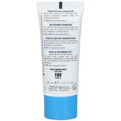 AKNET COMFORT COVER FONDOTINTA 102 30 ML AKNET COMFORT COVER FONDOTINTA 102 30 ML