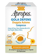 APROPOS GOLA DEFENS DOPPIA AZIONE 20 COMPRESSE