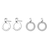 BJT226 ORECCHINI MONTECARLO ROU STAINLESS STEEL