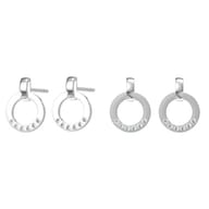 BJT226 ORECCHINI MONTECARLO ROU STAINLESS STEEL