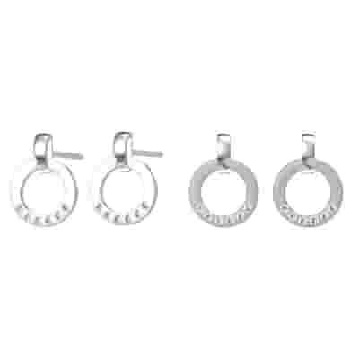 BJT226 ORECCHINI MONTECARLO ROU STAINLESS STEEL