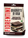 QUADROTTI RISO RICOPERTI DI CIOCCOLATO FONDENTE 80 G