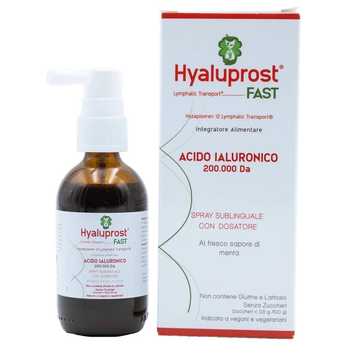 HYALUPROST FAST SPRAY SUBLINGUALE CON DOSATORE SAPORE MENTA 50 ML