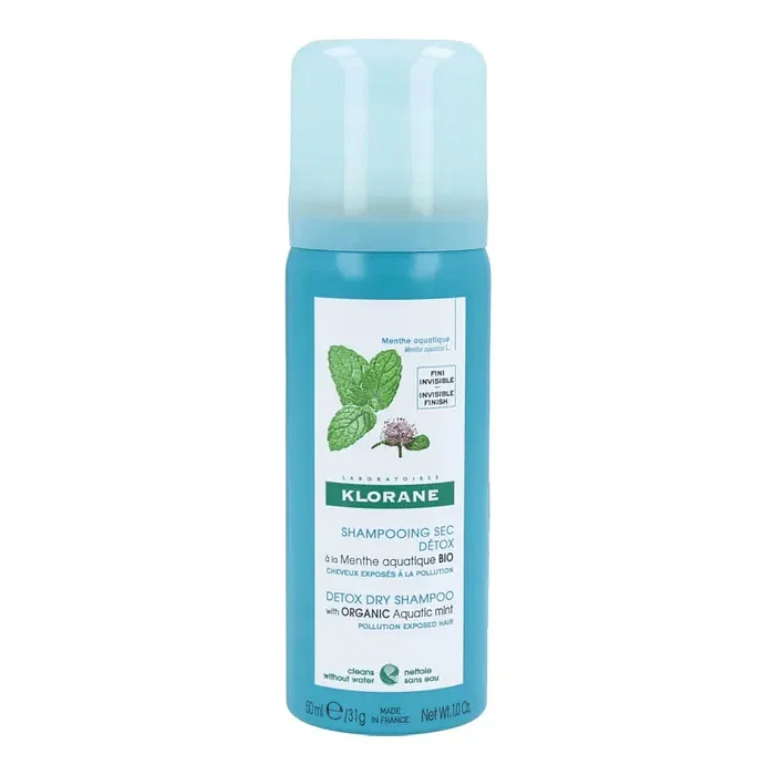 Klorane Shampoo Secco Menta Acquatica 50 Ml