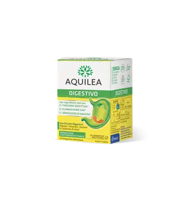 AQUILEA DIGESTIVO 30 COMPRESSE MASTICABILI AQUILEA DIGESTIVO 30 COMPRESSE MASTICABILI