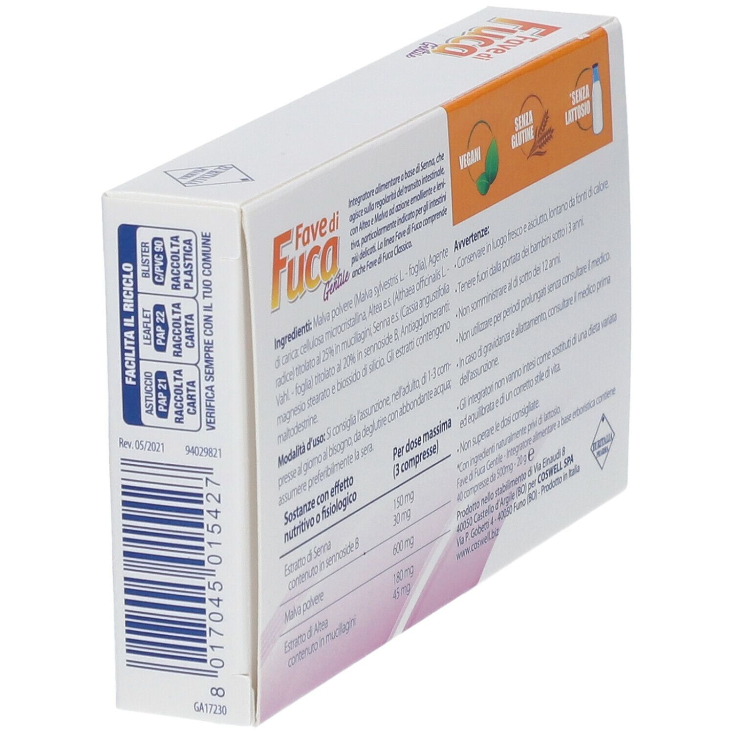 FAVE DI FUCA GENTILE 40 COMPRESSE