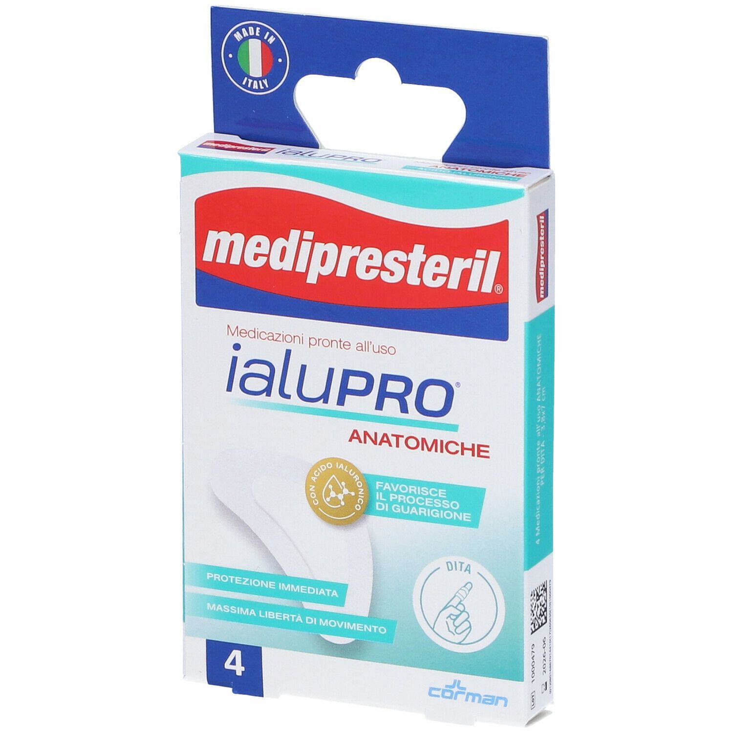 Medipresteril Ialupro Dita 3,8 X7 Cm 4 Pezzi