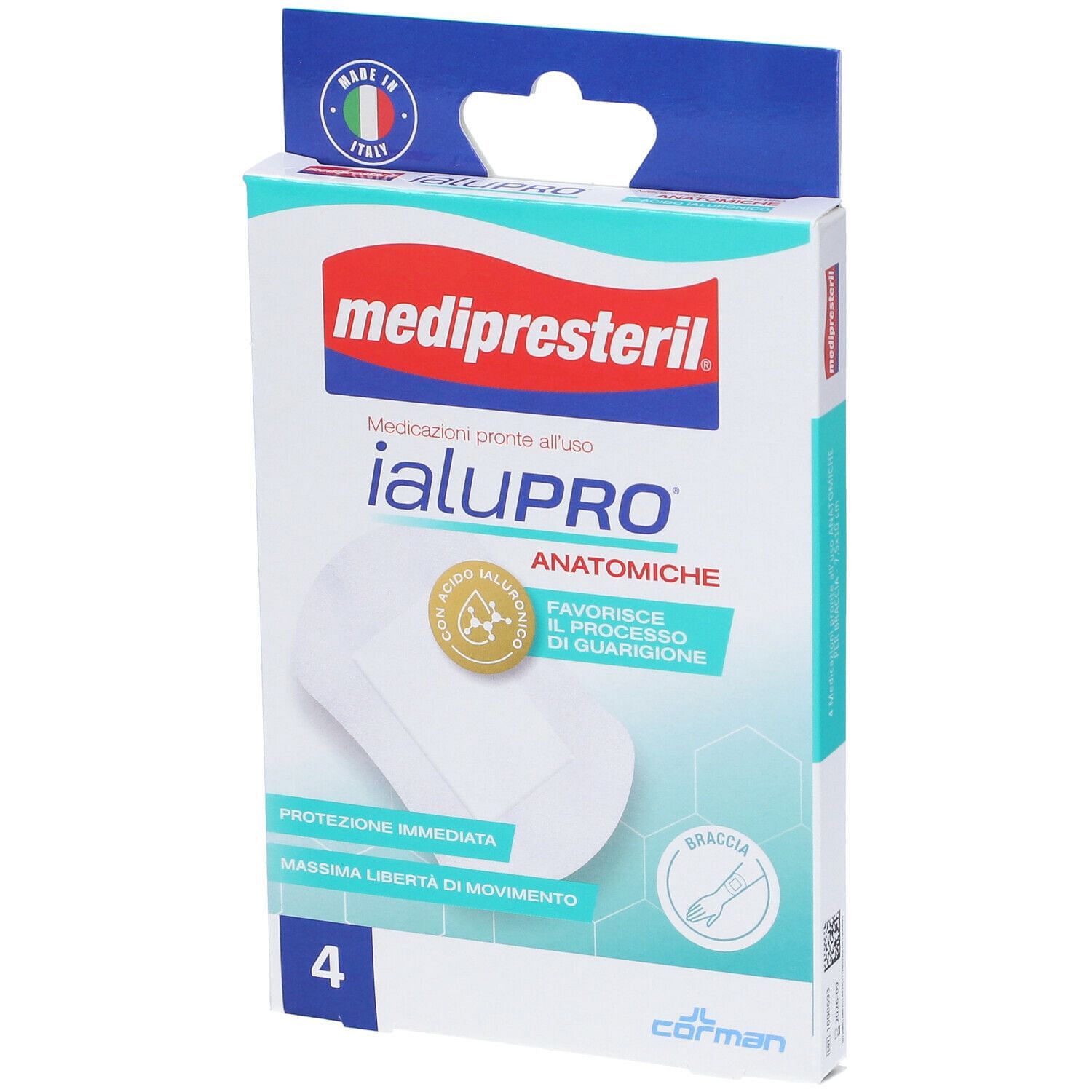 Medipresteril Ialupro Braccia 7,5 X10 Cm 4 Pezzi