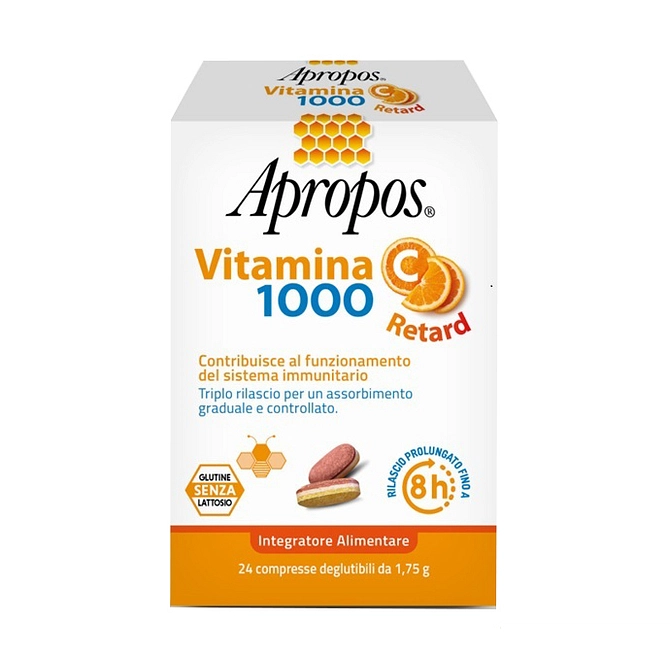 Apropos Vitamina C 1000 A Rilascio Prolungato 24 Compresse Deglutibili