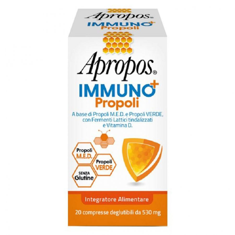 APROPOS IMMUNO+ PROPOLI 20 COMPRESSE DEGLUTIBILI