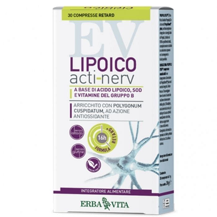 Lipoico Acti Nerv Retard 30 Compresse