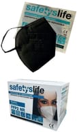 SEMIMASCHERA FILTRANTE FFP2 NERO 1 PEZZO
