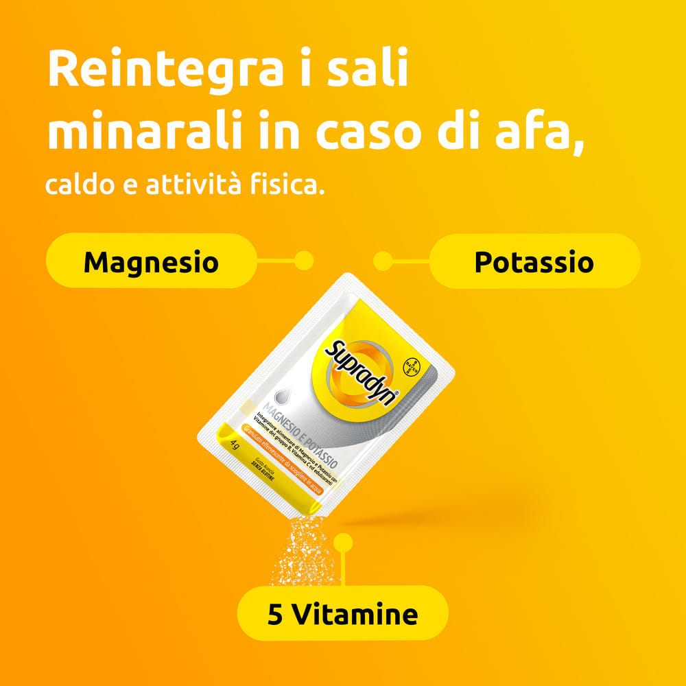 SUPRADYN MAGNESIO POTASSIO FORMATO CONVENIENZA | 24 BUSTINE + 24 BUSTINE