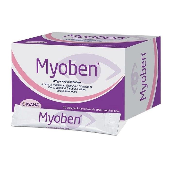 Myoben 20 Stick Pack Monodose Da 10 Ml