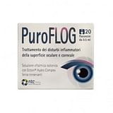 SOLUZIONE OFTALMICA ISOTONICA PUROFLOG CON ECTOIN HYDRO COMPLEX 20 FLACONCINI MONODOSE X 0,5 ML