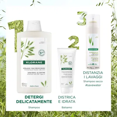 KLORANE SHAMPOO ULTRA GENTLE ALL'AVENA 400 ML KLORANE SHAMPOO ULTRA GENTLE ALL'AVENA 400 ML