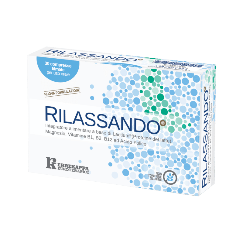 RILASSANDO 30 COMPRESSE FILMATE CON MELATONINA SENZA GLUTINE
