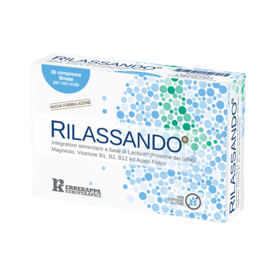 RILASSANDO 30 COMPRESSE FILMATE CON MELATONINA SENZA GLUTINE