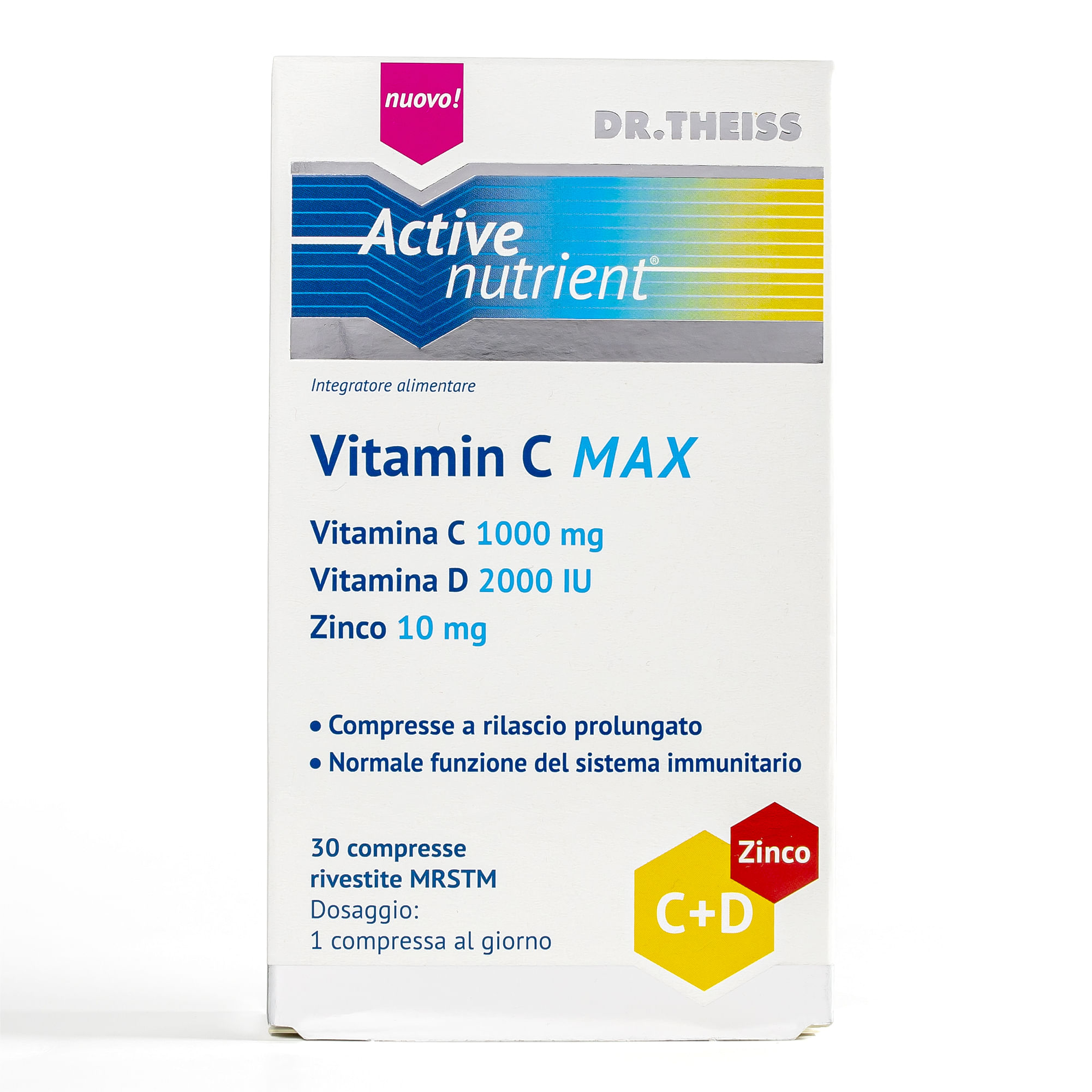 Theiss Active Nutrient Vitamin C Max 30 Compresse