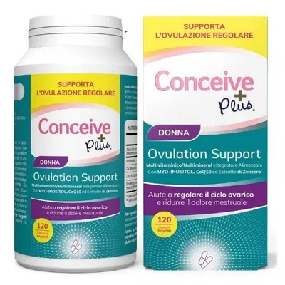 CONCEIVE PLUS SUPPORTO PER OVULAZIONE FEMMINILE 120 CAPSULE CONCEIVE PLUS SUPPORTO PER OVULAZIONE FEMMINILE 120 CAPSULE