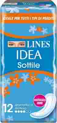 LINES IDEA SOTTILI ANATOMICI 12 PEZZI