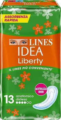 LINES IDEA LIBERTY DWCT ANATOMICI 13 PEZZI LINES IDEA LIBERTY DWCT ANATOMICI 13 PEZZI
