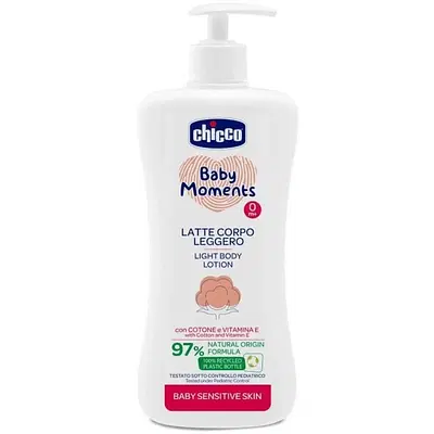 CHICCO BABY MOMENTS LATTE CORPO SENSITIVE LEGGERO 500 ML CHICCO BABY MOMENTS LATTE CORPO SENSITIVE LEGGERO 500 ML