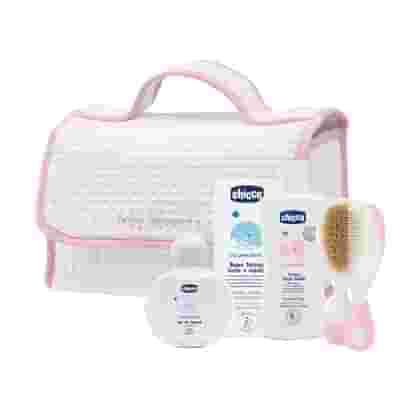 CHICCO BABY MOMENTS BEAUTY MANIGLIA ROSA BAGNO DELICATO CORPO-CAPELLI PELLI DELICATE 200 ML + CREMA CORPO PELLI DELICATE 200 ML + ACQUA DI COLONIA BABY SMELL PELLI DELICATE 100 ML