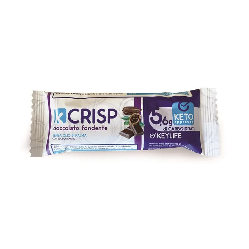 KEYLIFE KCRISP CIOCCOLATO FONDENTE BARRETTA 35 G