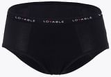 LOVABLE PERIOD PANTIES CULOTTE FLUSSO ABBONDANTE NERO SMALL