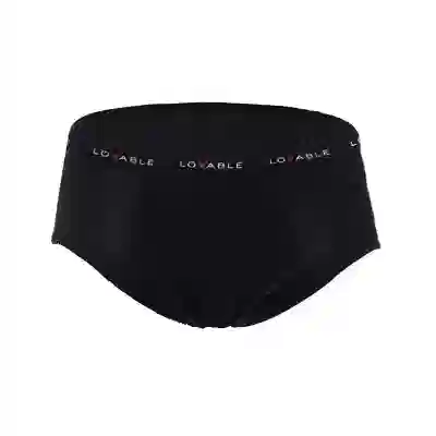 LOVABLE PERIOD PANTIES CULOTTE FLUSSO ABBONDANTE NERO MISURA LARGE
