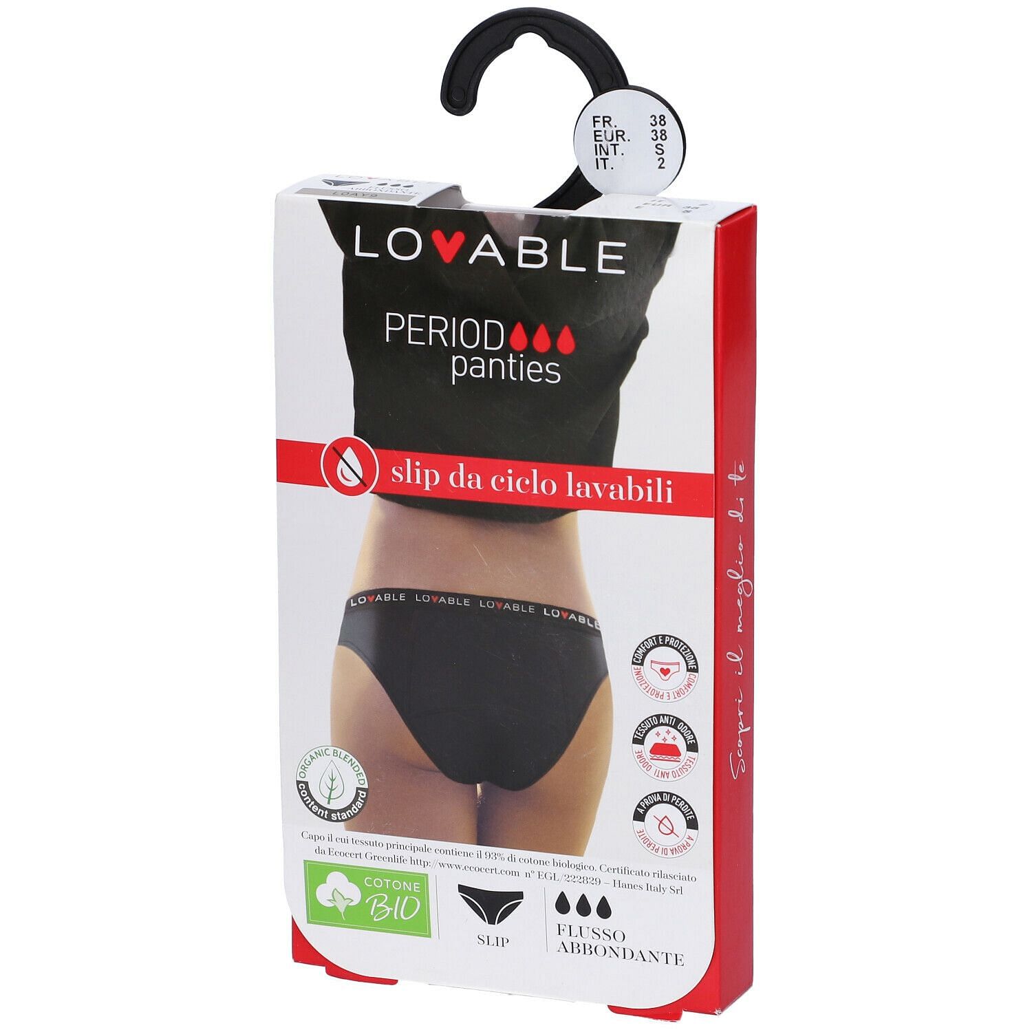 Lovable Period Panties Slip Flusso Abbondante Misura Small