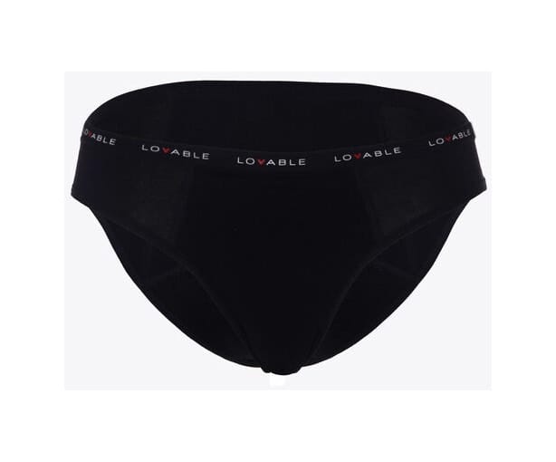 Lovable Period Panties Slip Flusso Abbondante Nero Misura Large