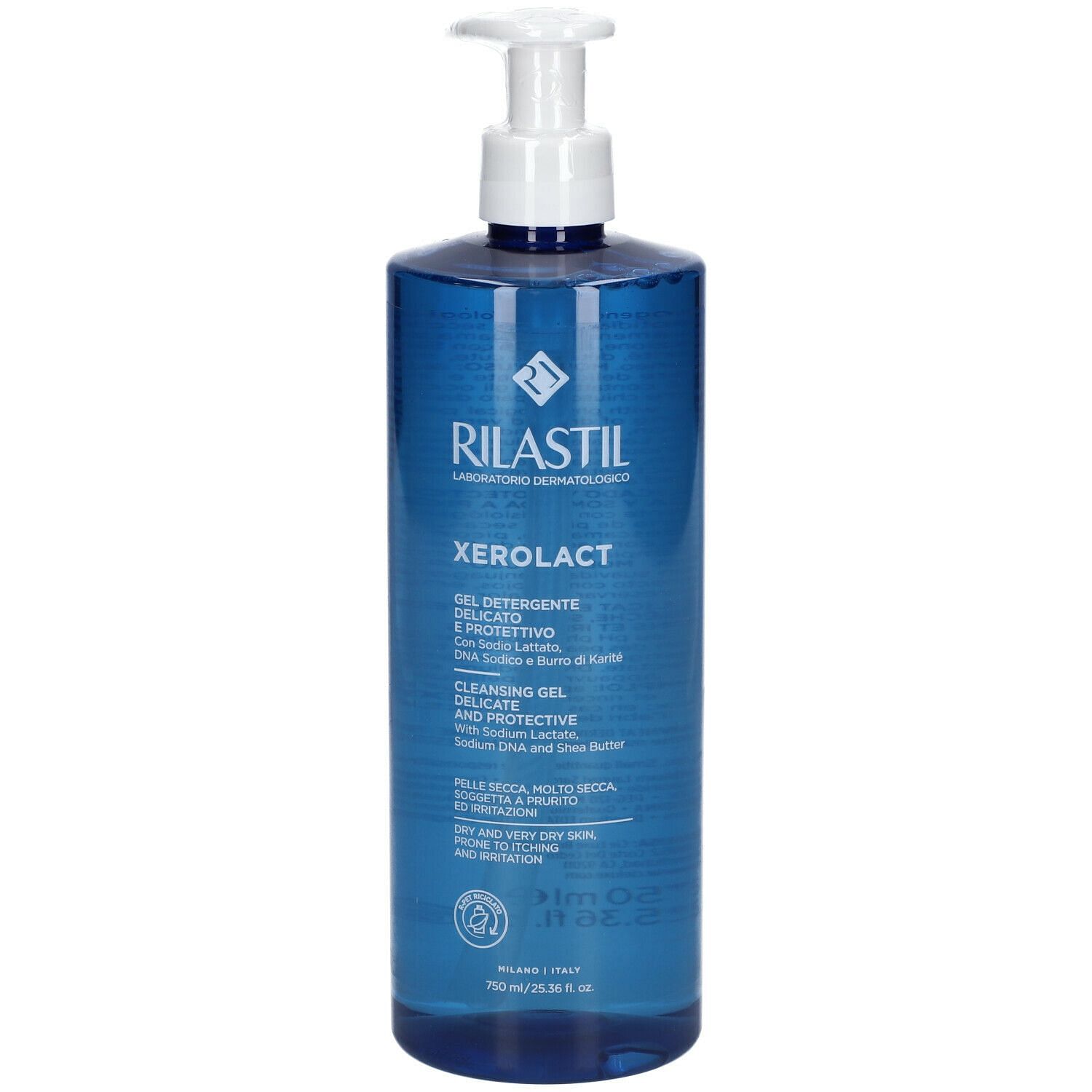 Rilastil Xerolact Gel Detergente 750 Ml